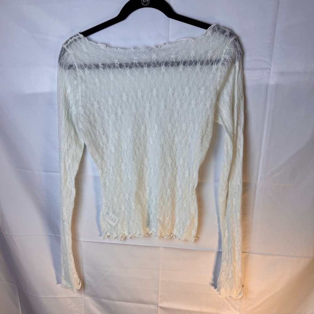 Out From Under Libby Sheer Long Sleeve Lace Top - Picture 5 of 11